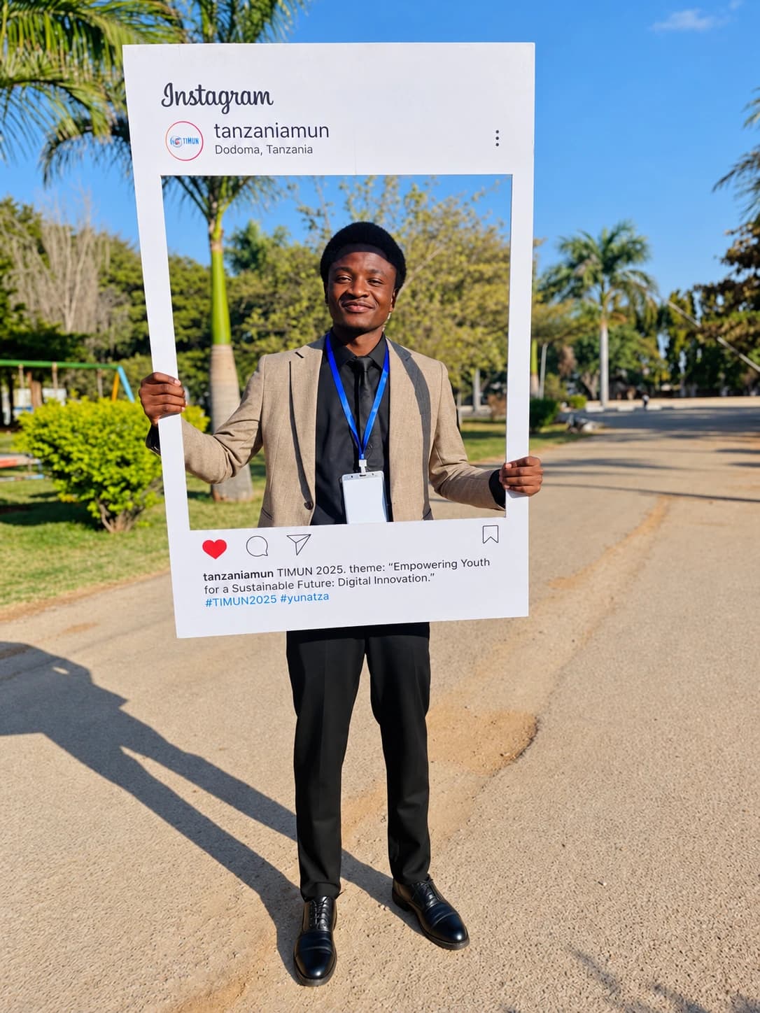 Francis at Tanzania International Model United Nations, 2025