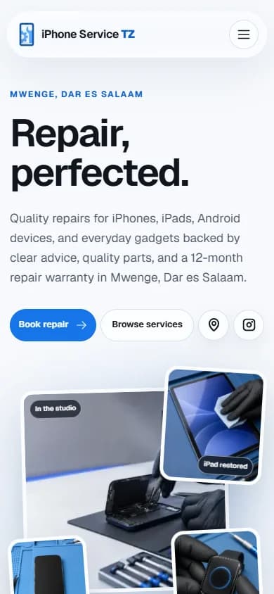 iPhone Service TZ - The mobile experience